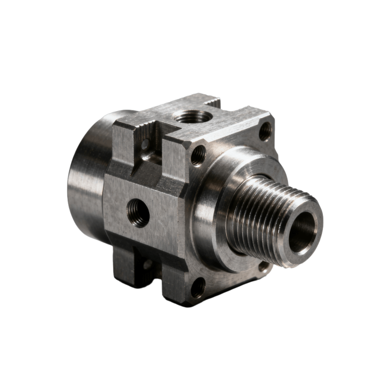 Custom Cnc Turn-Mill Machined Metal Component